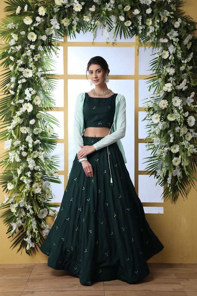 Bridesmaid Vol 5 designer heavy Indo Western Lehenga Choli